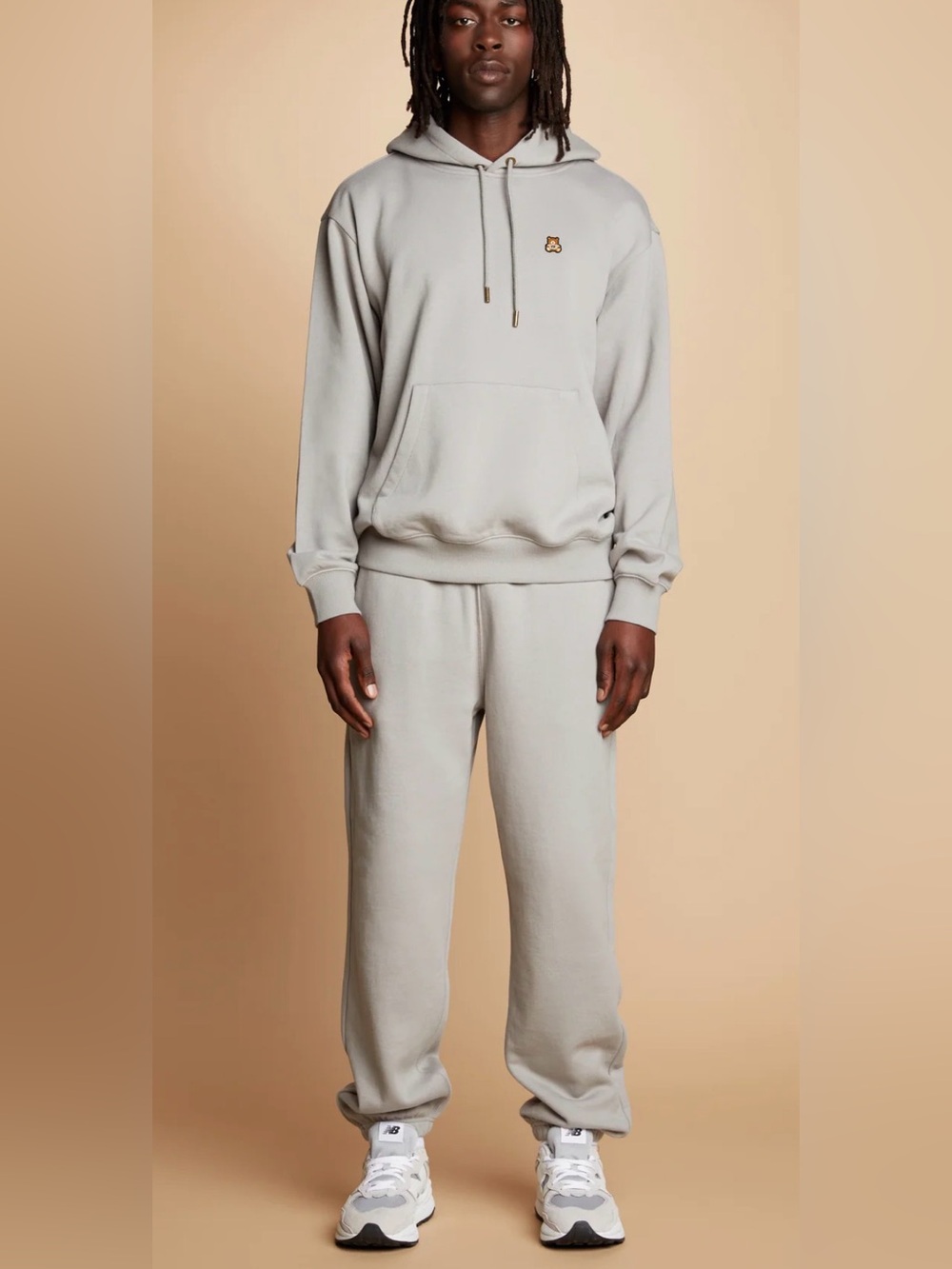 Teddy Fresh Gray Fleece Jogger Sweatpants Small